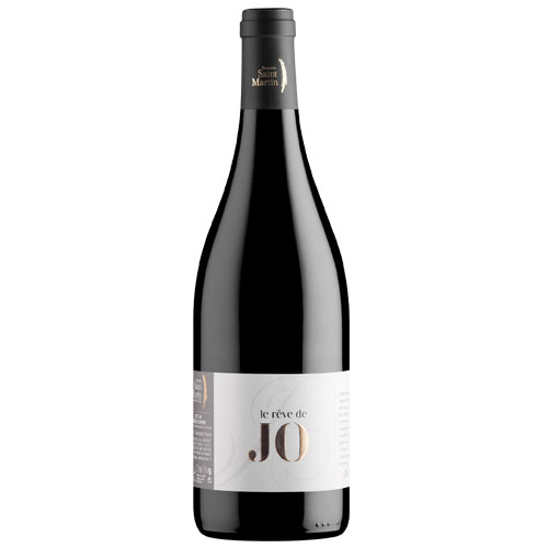 Vin rouge, 50% Syrah, 50% Cabernet Franc. "Le Rêve de Jo"